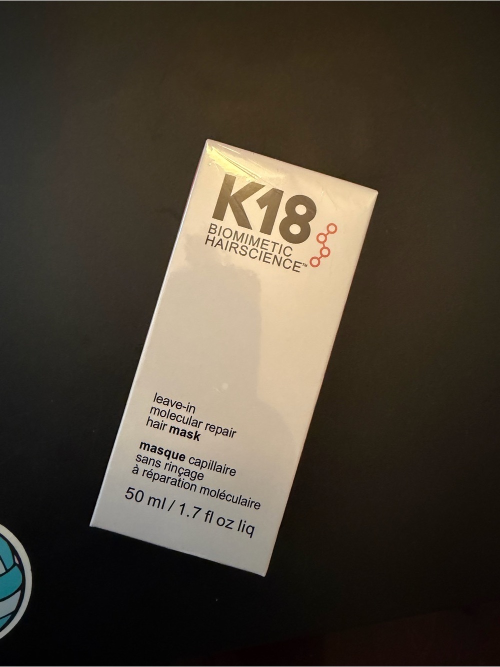 K18 Biomimetic Hairscience Leave-In Repair Mask — White
